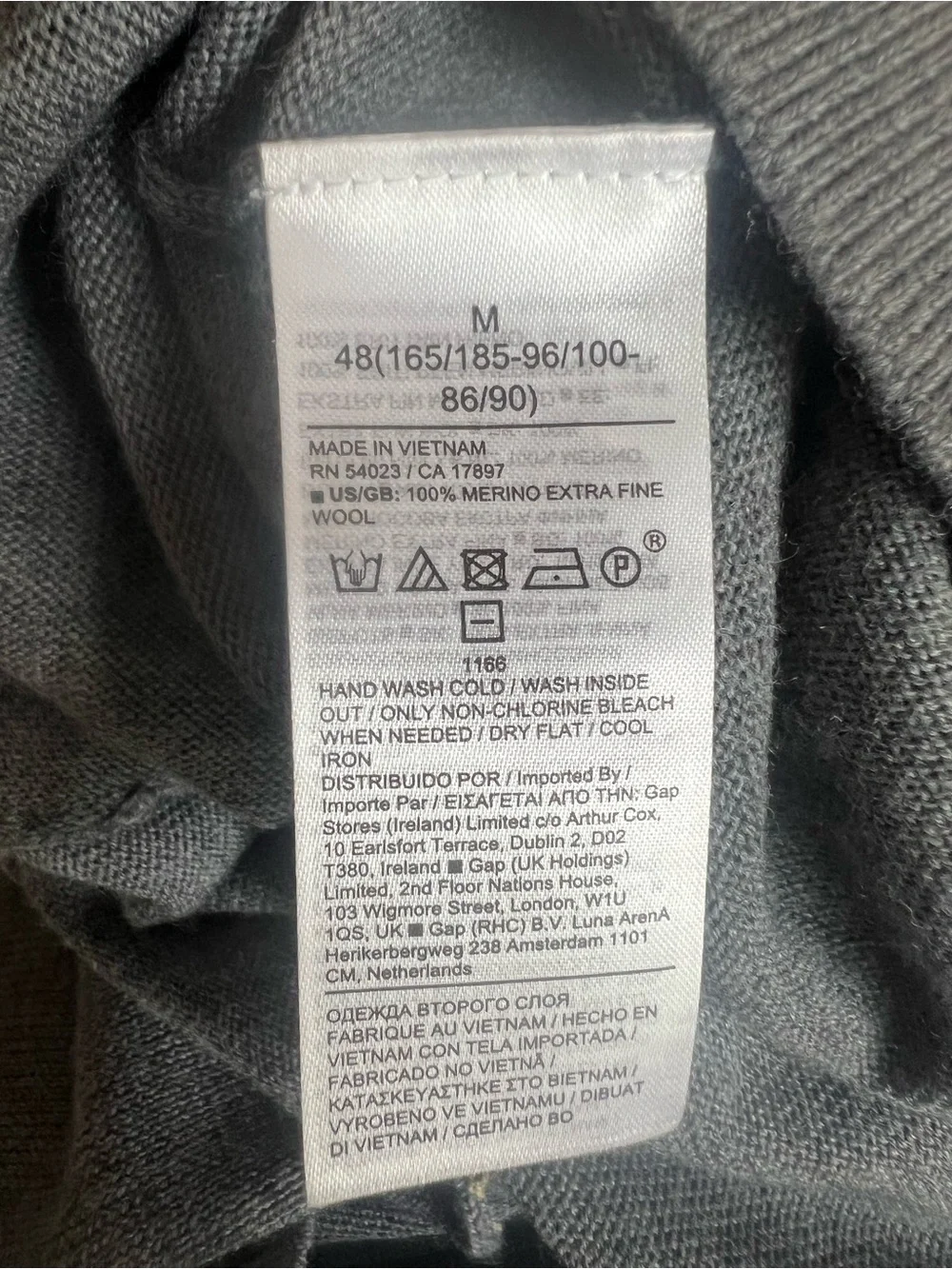 Banana Republic Baruffa Men’s Italian Merino Wool Turtleneck Gray Sweater Sz Med